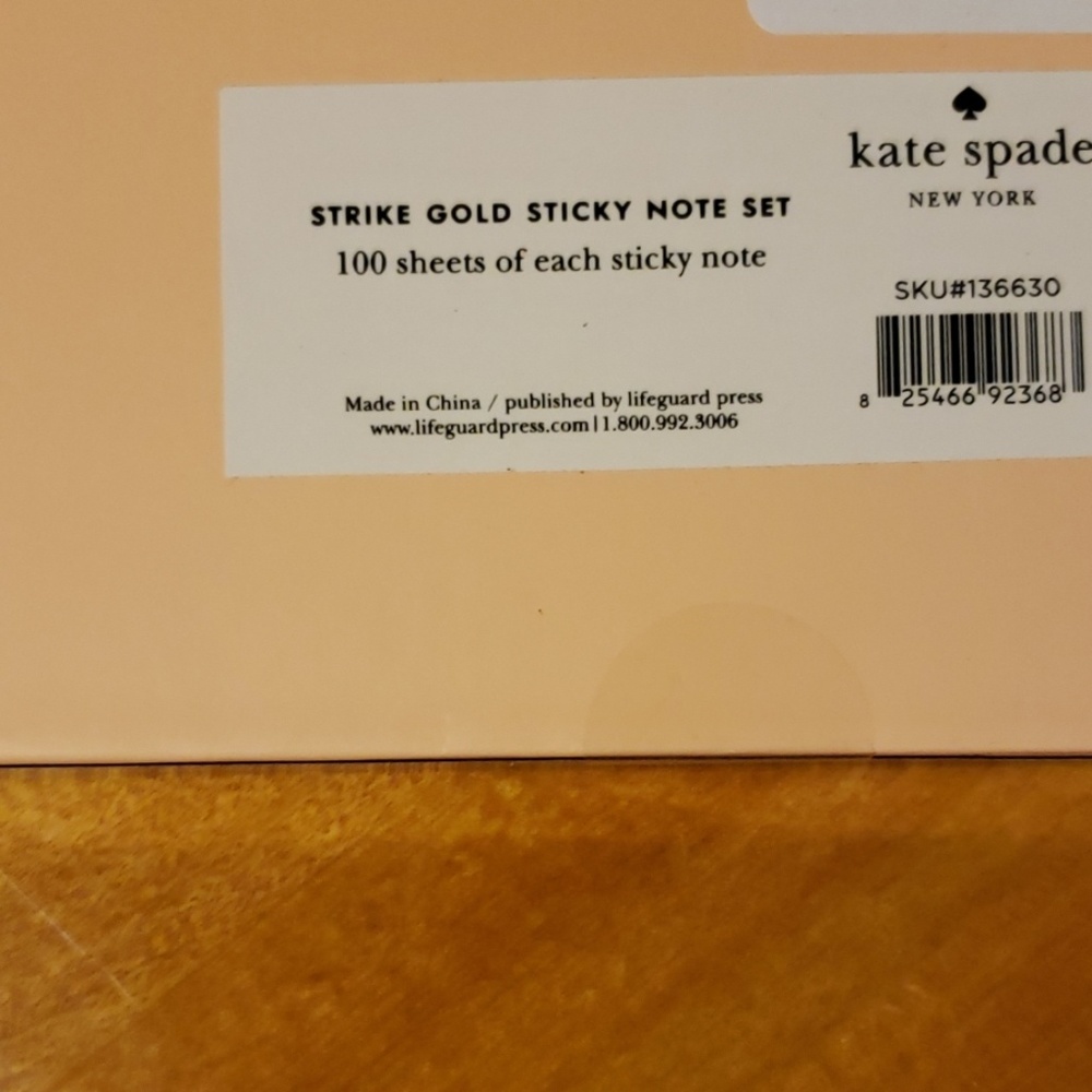 Kate Spade Sticky Note Set - Picture 5 of 6